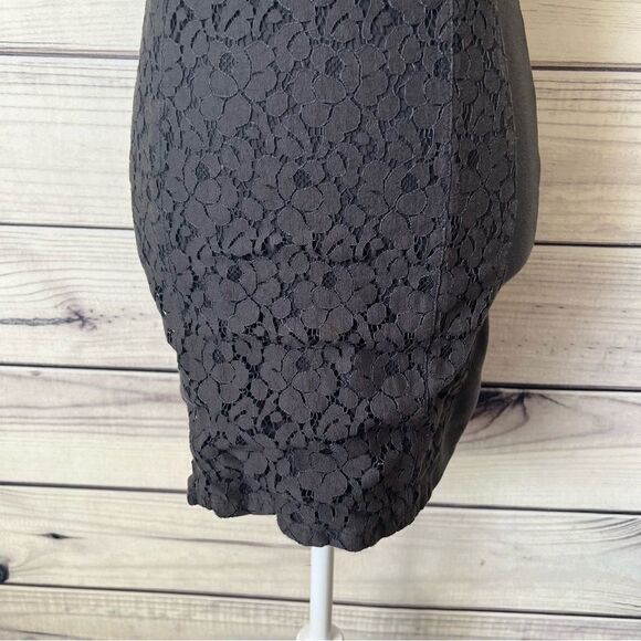 American Eagle Charcoal Grey Lace Mini Dress - Picture 4 of 9